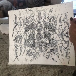 Silicone drawing absolutely stunning very unusual and no one else will have one.